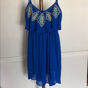 Sequin Hearts adjustable strap dress